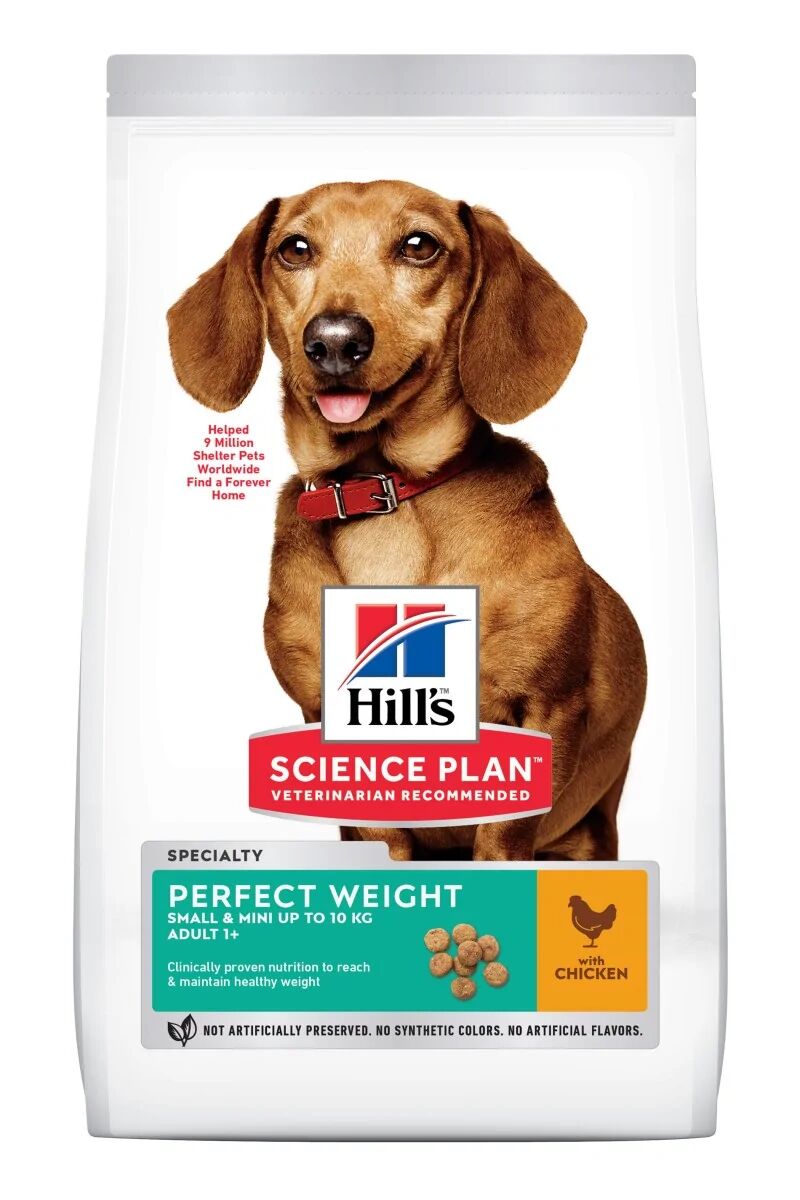Dieta Proteinas Perro HillS Hsp Canine Adult Perfect Weight Small Mini Pollo 6Kg - HILLS