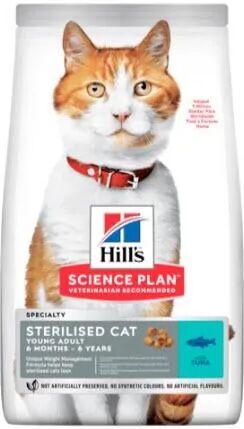 Dieta Proteinas Gato HillS Hsp Feline Adult Sterilised Atun 1,5Kg - HILLS