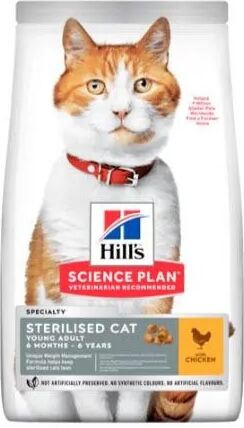 Dieta Proteinas Gato HillS Hsp Feline Adult Sterilised Pollo 7Kg - HILLS