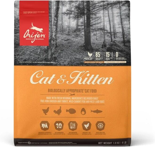 Comida Natural Gato Orijen Original Cat 1,8Kg - ORIJEN