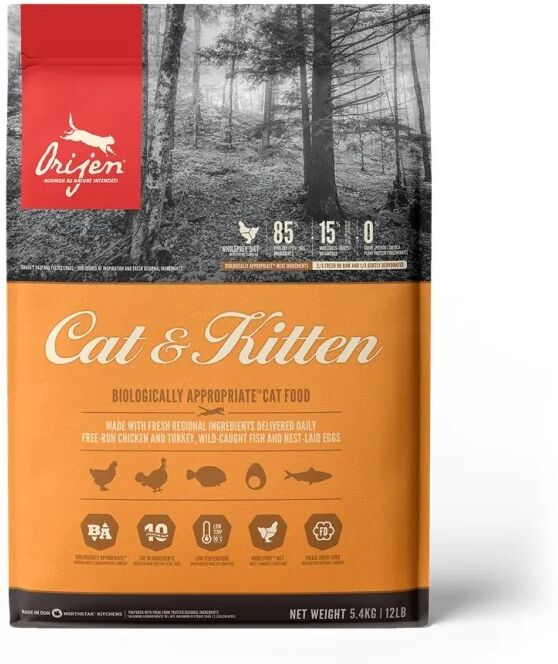 Comida Natural Gato Orijen Original Cat 5,4Kg - ORIJEN