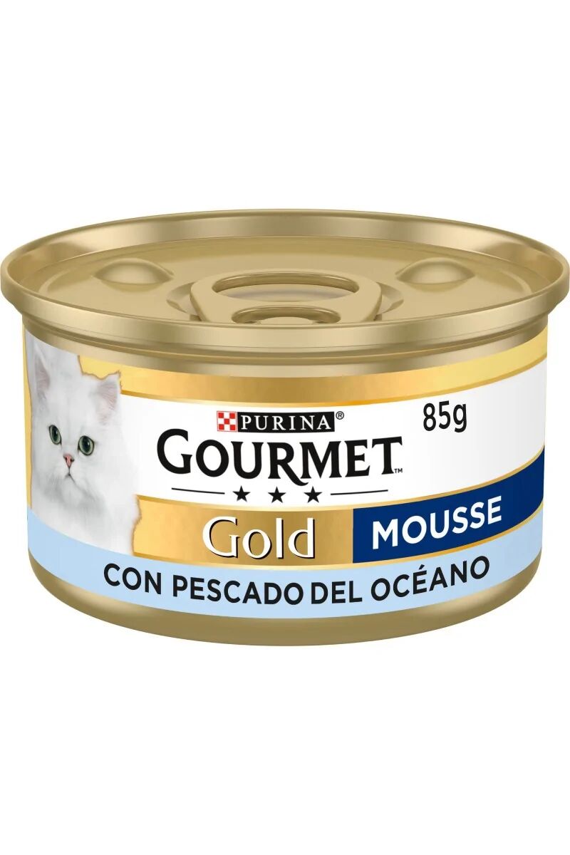Dieta Natural Gourmet Gold Mouse Pescado Oceano Caja 24X85Gr - PURINA