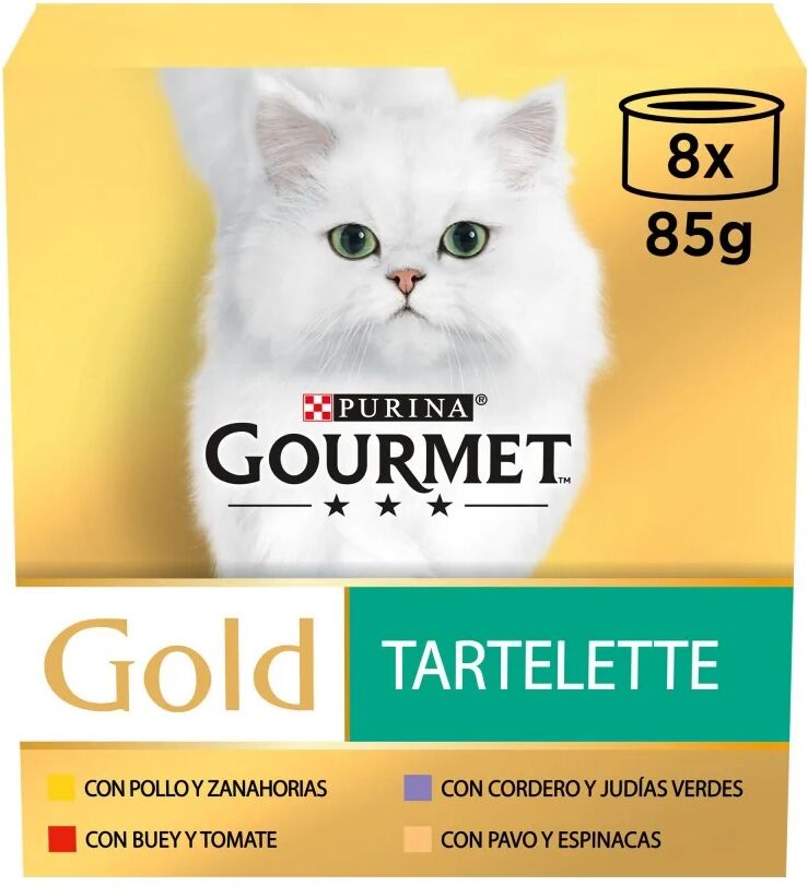 Dieta Natural Gourmet Gold Tartallette Caja 8X85Gr - PURINA