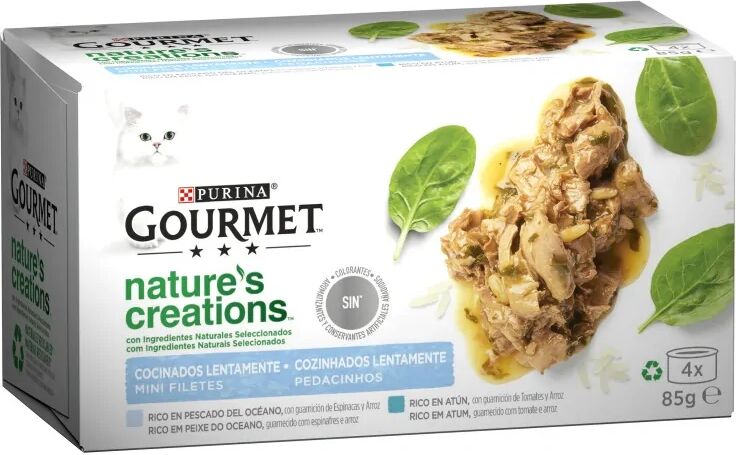 Dieta Natural Gourmet Nature Fish Caja 12X4X85Gr - PURINA