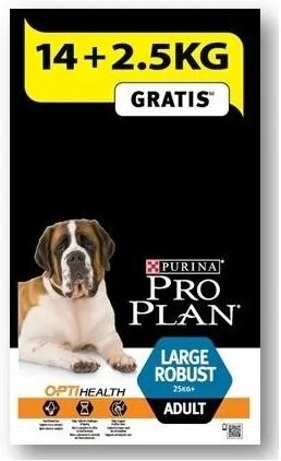 Dieta Natural Perro Pro Plan Canine Adult Razas Grandes Robusto 14+2,5Kg - PURINA