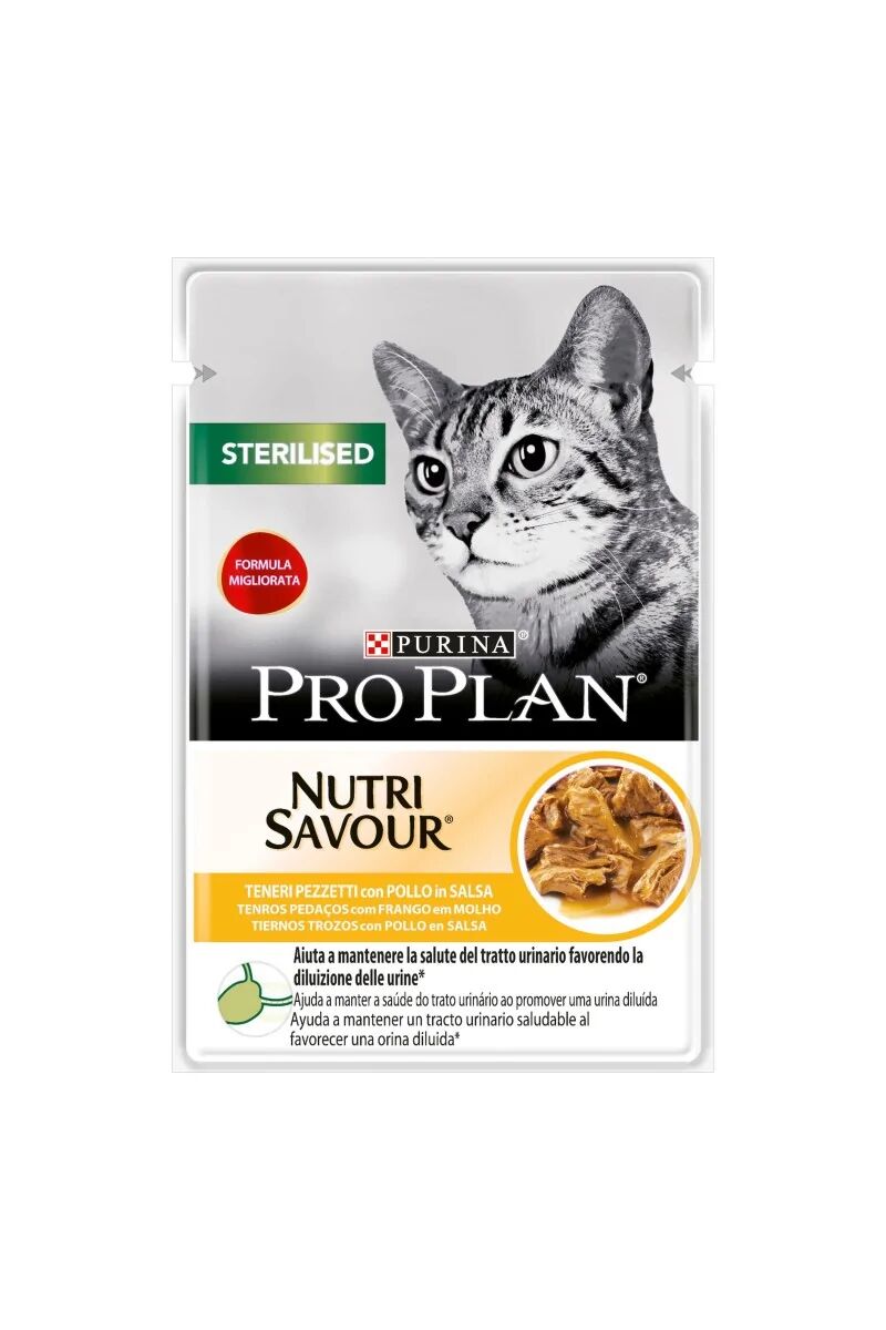 Dieta Natural Gato Pro Plan Feline Sterilised Pollo 26X85Gr - PURINA