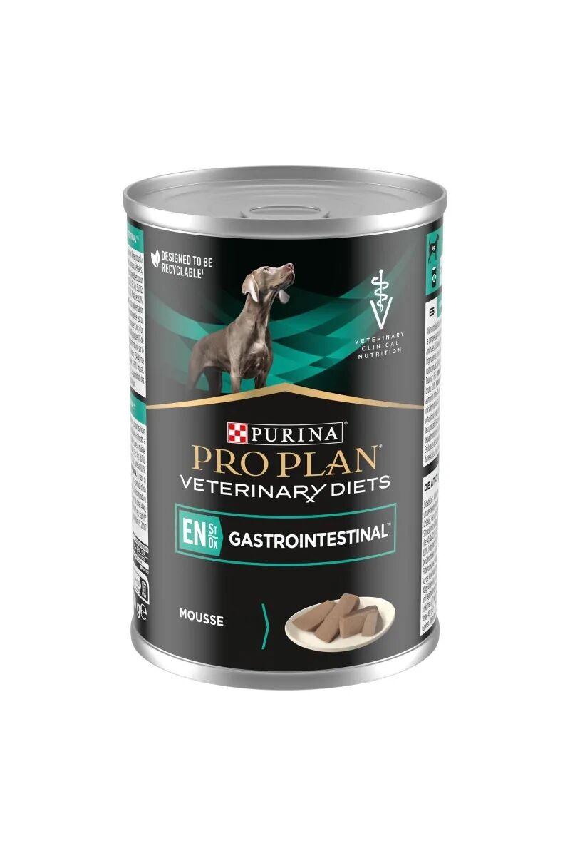 Dieta Natural Perro Pro Plan Vet Canine En Gastrointestinal Mousse Caja 12X400Gr - PURINA