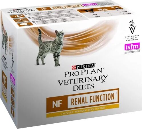 Dieta Natural Gato Pro Plan Vet Feline Nf Renal Function Pollo Pouch 10X85Gr - PURINA