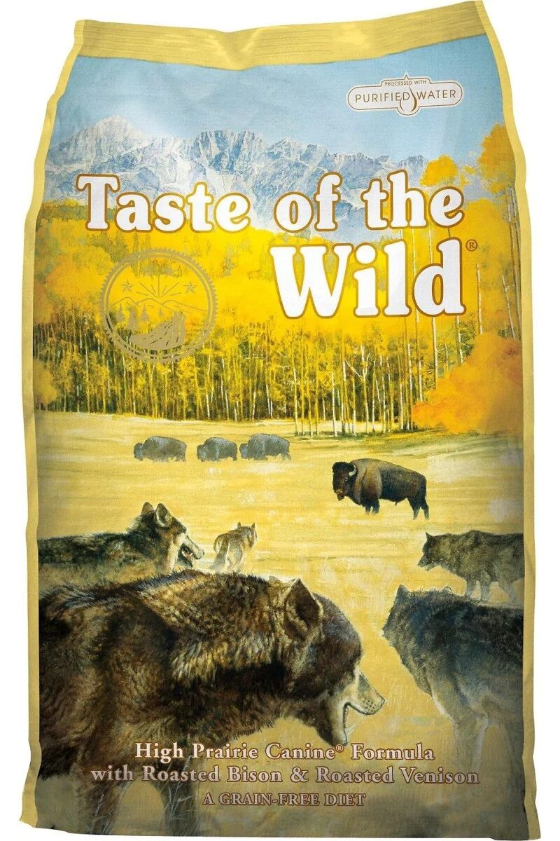 Proteinas Premium Perro Taste Canine Adult High Prairie Bisonte 2Kg - Taste of the Wild