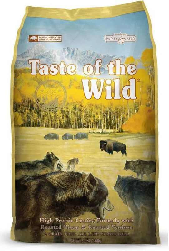 Proteinas Premium Perro Taste Canine Adult High Prairie Bisonte 5,6Kg - Taste of the Wild