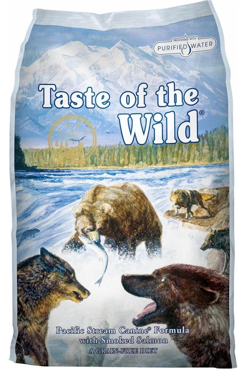 Proteinas Premium Perro Taste Canine Adult Pacific Stream Salmon 2Kg - Taste of the Wild
