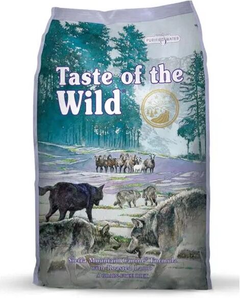 Proteinas Premium Perro Taste Canine Adult Sierra Mountain Cordero 12,2Kg - Taste of the Wild