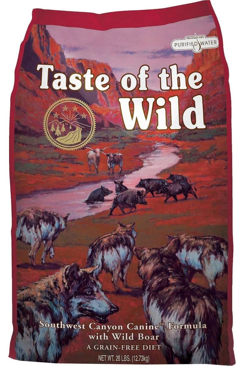 Proteinas Premium Perro Taste Canine Adult Southwest Canyon Jabali 2Kg - Taste of the Wild