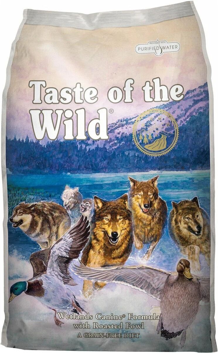 Proteinas Premium Perro Taste Canine Adult Wetlands Pato Codorniz 2Kg - Taste of the Wild