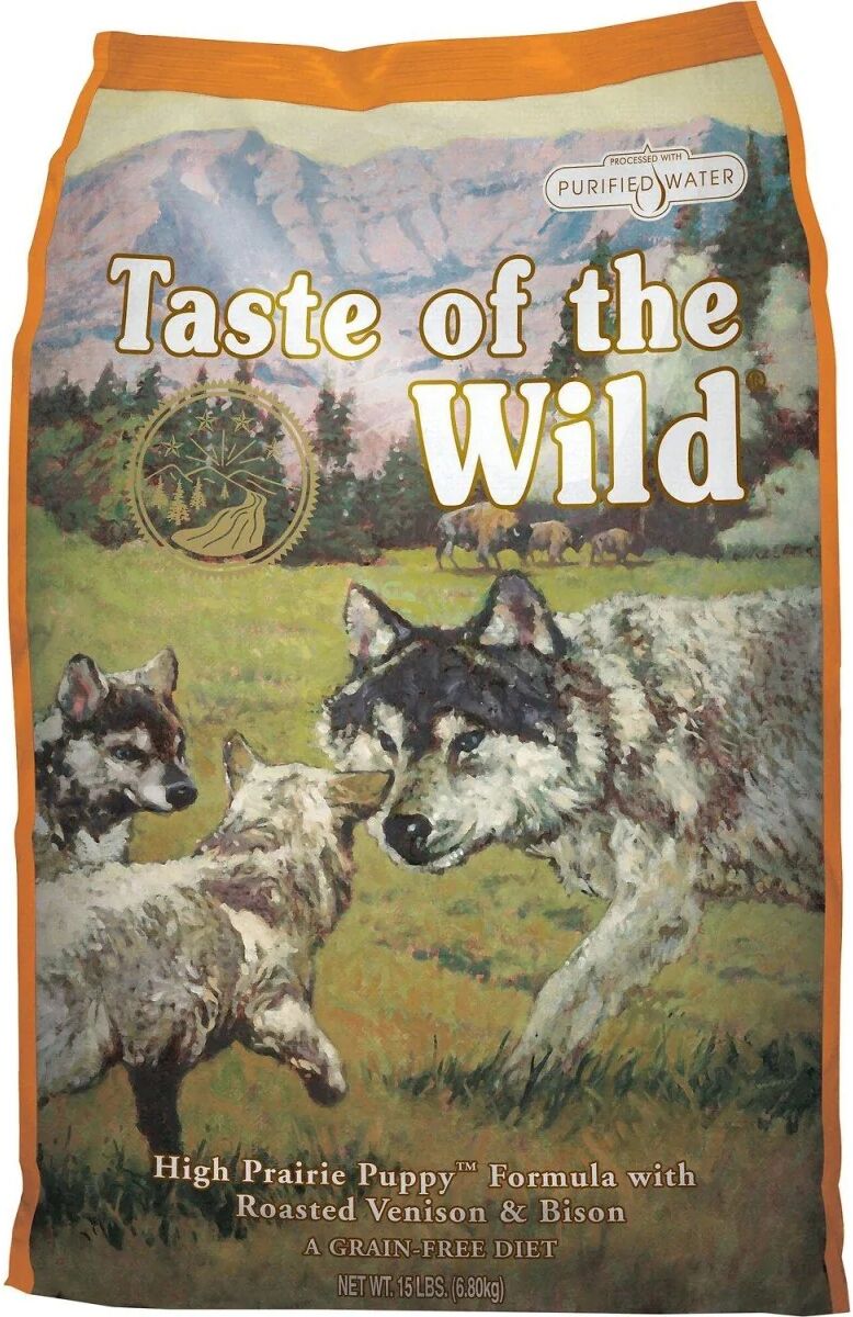 Proteinas Premium Perro Taste Canine Puppy High Prairie Bisonte 2Kg - Taste of the Wild