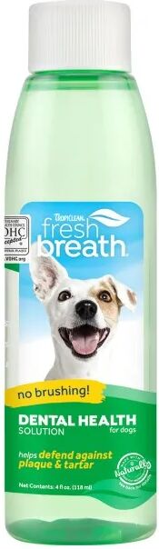 Higiene Tropiclean Fresh Breath Solucion Higiene Dental Perros 473Ml - TROPICLEAN