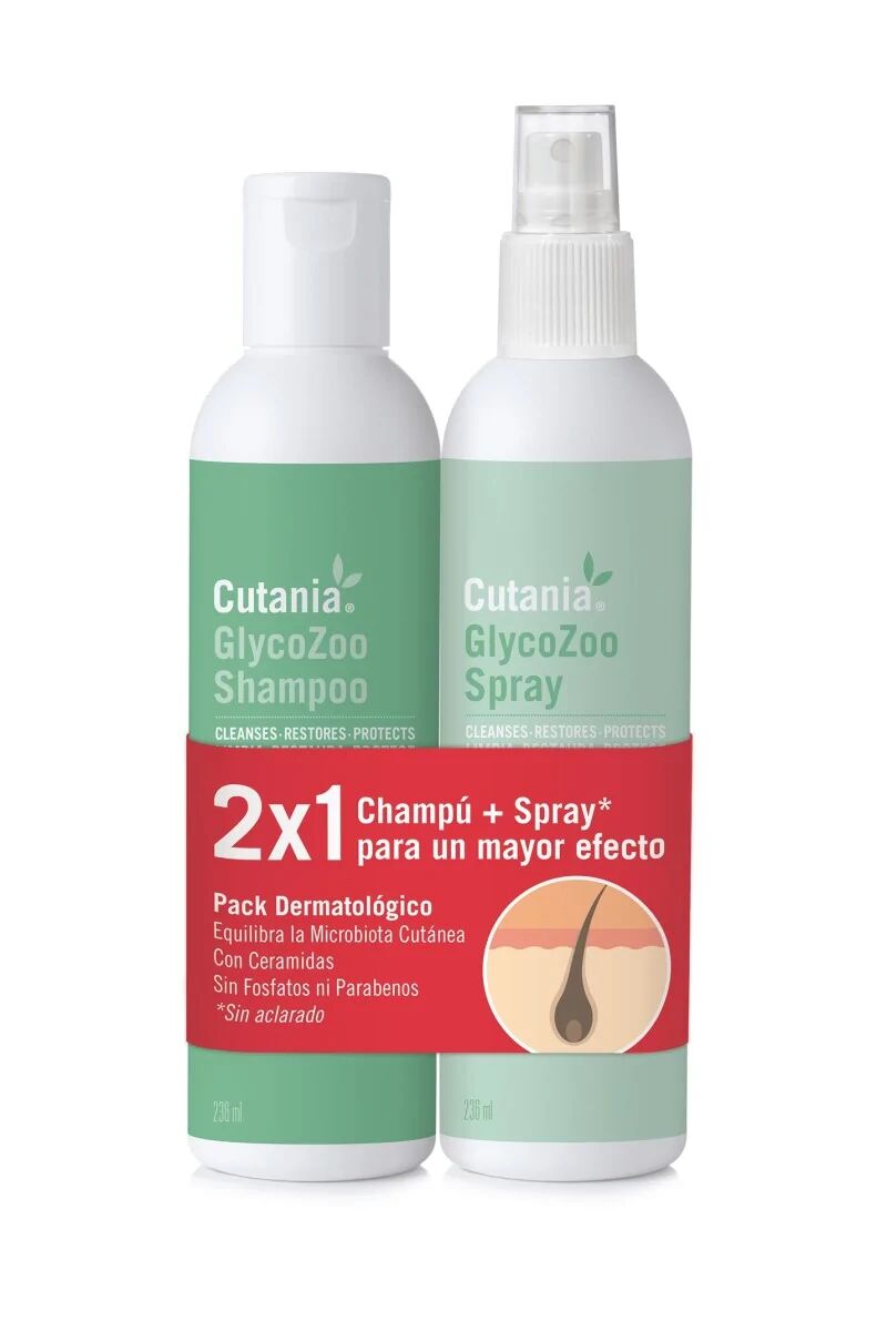 Cutania Glycozoo Pack Champu 355Ml+Spray 236Ml - VETNOVA