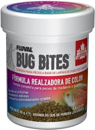 Comida Gránulos Peces Fluval Bug Bites Color Gránulos 45g Gránulos - FLUVAL