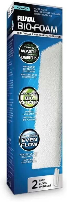 Filtros Acuarío Fluval Bio-Foam 407 2Uds - FLUVAL