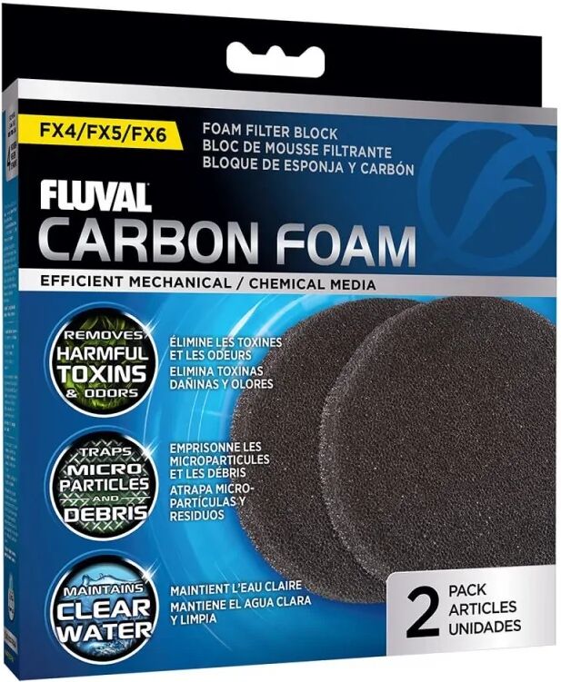 Filtros Acuarío Fluval Foamex Con Carbón Fx 2Uds - FLUVAL