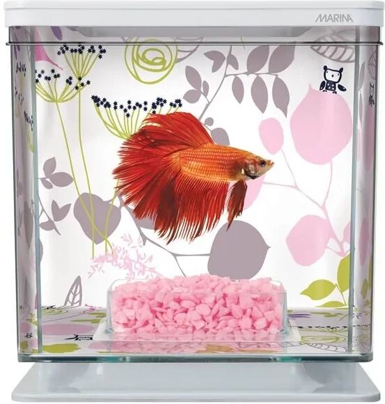 Acuario Bettas Marina Betta Kit Floral 15,8x15,4x14,4 - MARINA