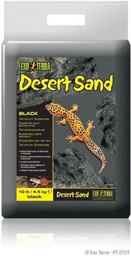 Sustratos Reptiles Exo Terra Arena Del Desierto Negra 4,5Kg - EXO TERRA