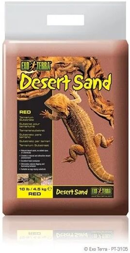 Sustratos Reptiles Exo Terra Arena Del Desierto Roja 4,5 Kg - EXO TERRA