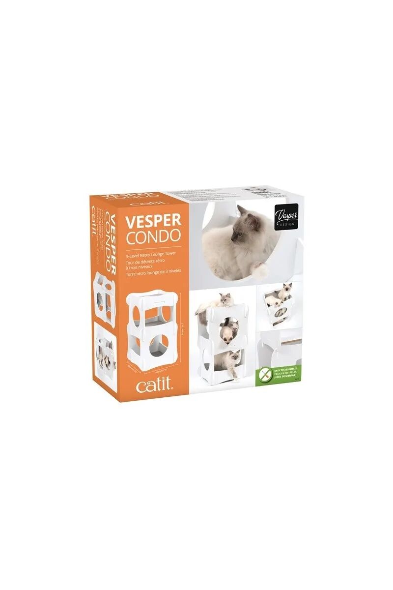 Camas Para Gatos Catit Vesper Condo 48,5x48,5x49 - CATIT