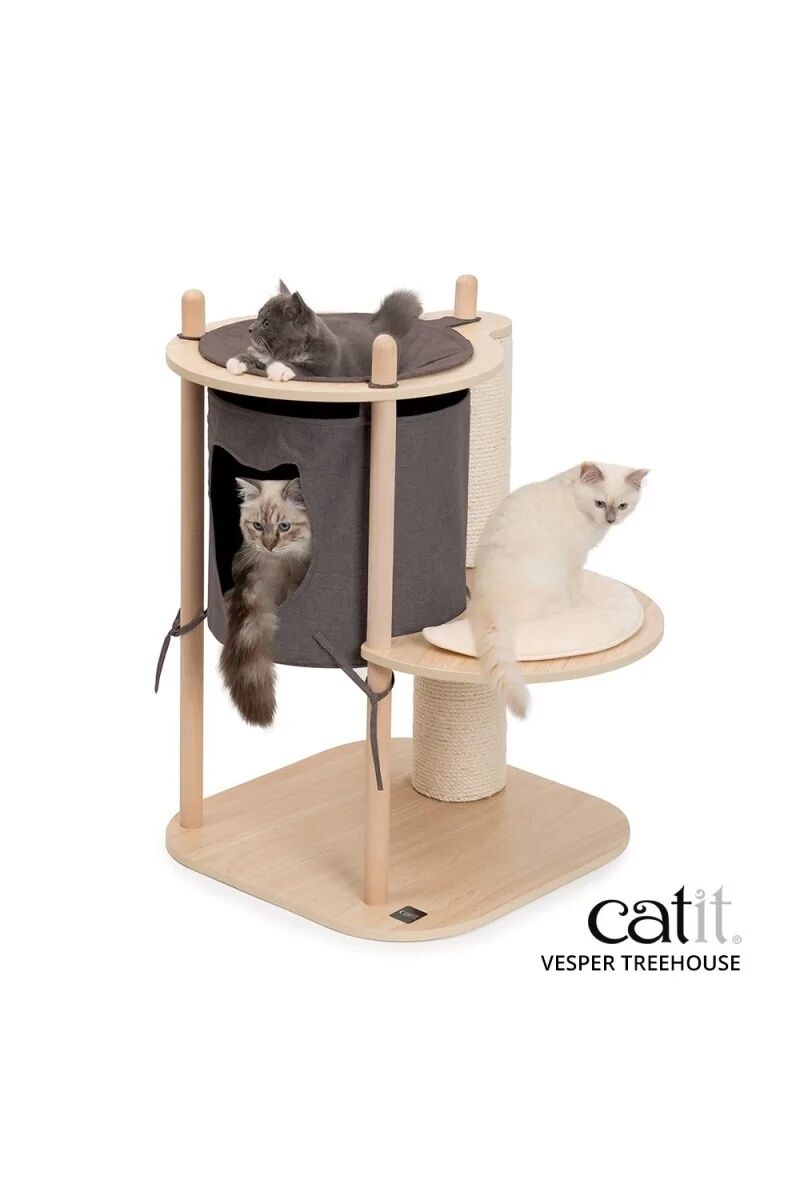 Rascadores Gatos Catit Vesper Treehouse Peq - CATIT