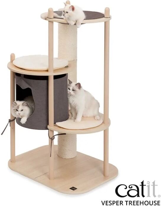 Rascadores Gatos Catit Vesper Treehouse Med - CATIT