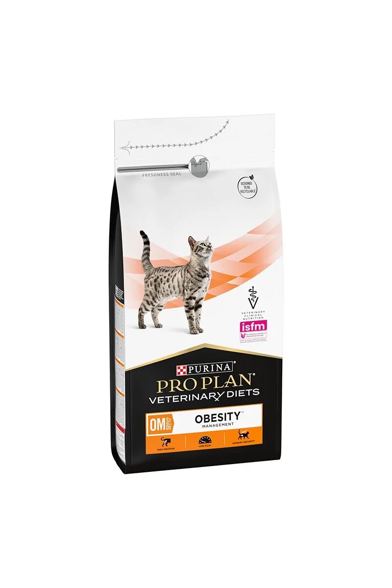 Saco Dieta Natural Gato Pro Plan Vet Feline Om Obesity Management 1,5Kg - PURINA