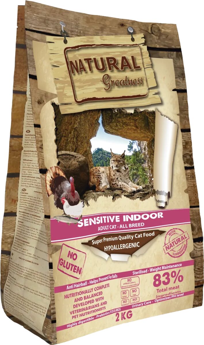 Sensitive 2kg Comida Gato Adulto Pollo Arroz Sterilizado - NATURAL-GREATNESS