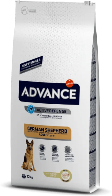 Comida Natural Perro Advance Canine Adult Pastor Aleman 12Kg - ADVANCE