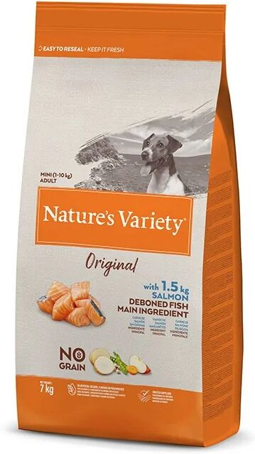 Pienso Natural Perro Adulto NatureS V Original Mini Salmón 7Kg - Natures Variety