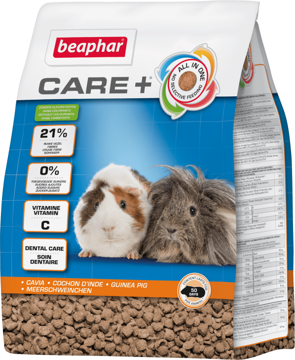 Suplemento Dental Pienso Conejo Beaphar Care+ Cobaya 1,5Kg - Beaphar