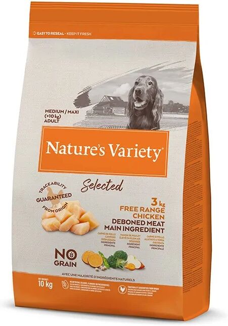 Comida Natural Perro Adulto NatureS V Select Pollo 10Kg - Natures Variety