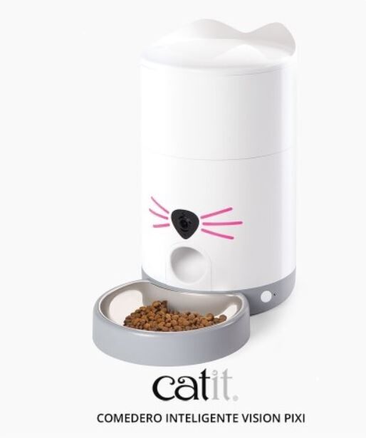 Comedero Inteligente Gatos Con Grabación Video Catit Pixi Vision - CATIT