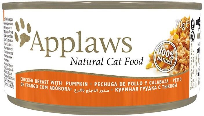 Comida Húmeda Gato  Applaws Cat Lata 70g Pollo con Calabaza - Applaws