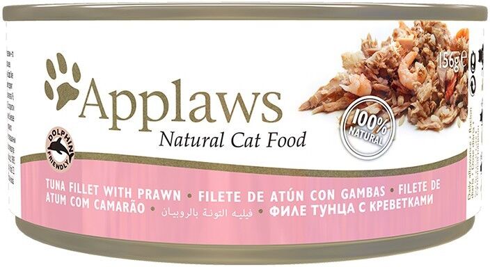 Comida Húmeda Gato  Applaws Cat Lata 156g Atún y Gamba - Applaws