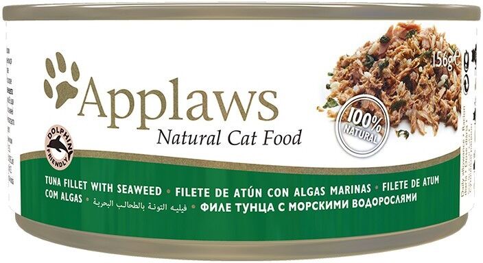 Comida Húmeda Gato  Applaws Cat Lata 156g Atún con Algas - Applaws