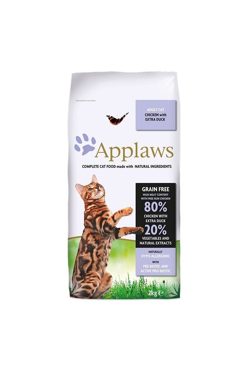 Comida Seca Gato  Applaws Cat Dry Adulto Pollo y Pato 2kg - Applaws