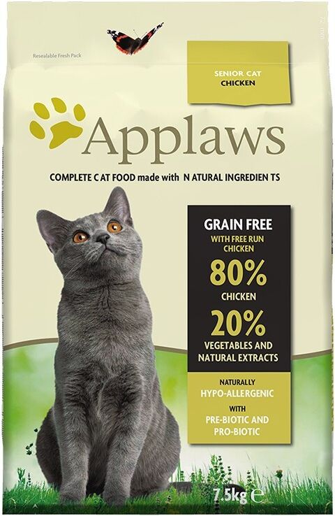 Comida Seca Gato  Applaws Cat Dry Senior Pollo 7,5kg - Applaws