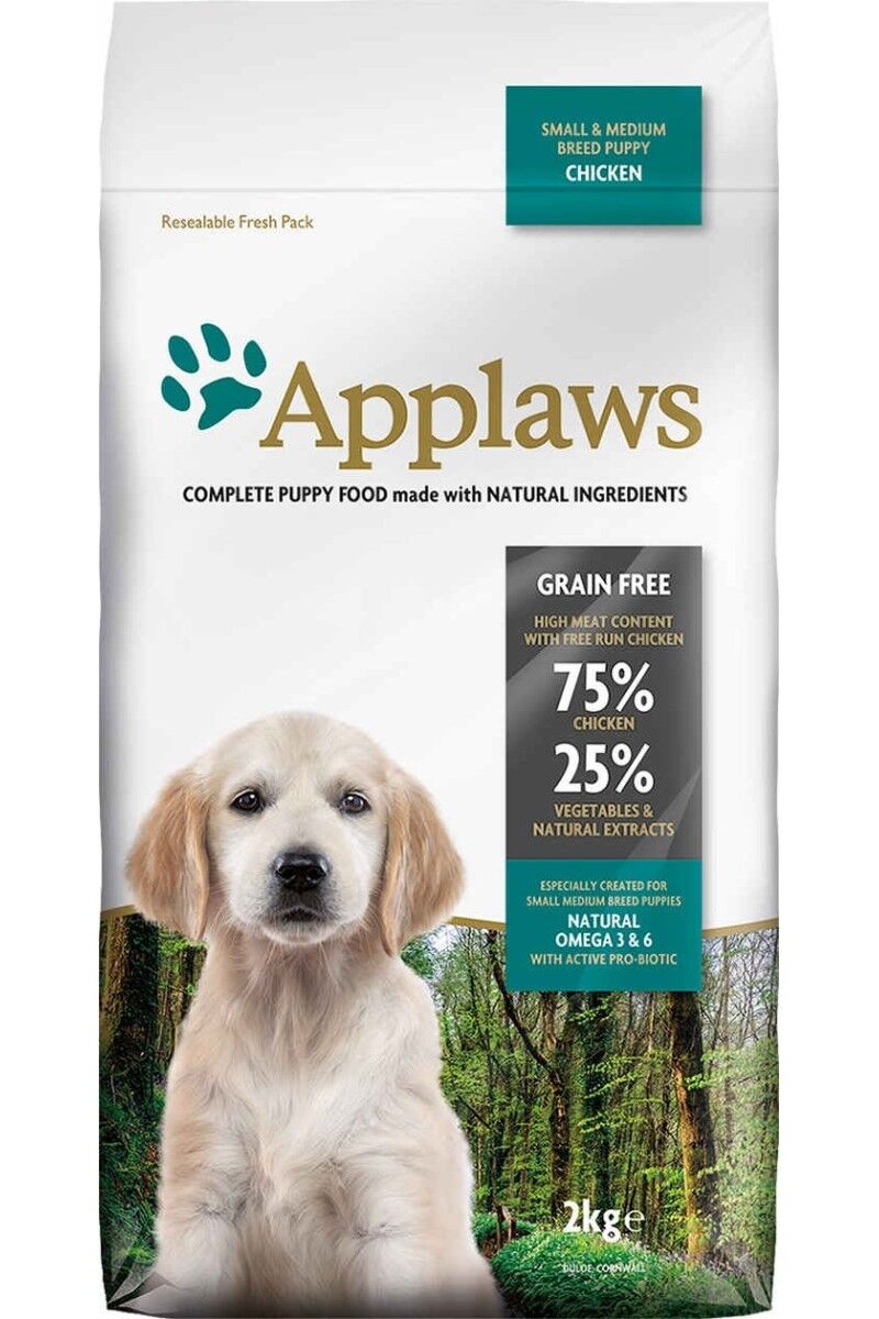 Comida Seca Perro  Applaws Dog Dry Puppy Razas Pequeñas y Medianas Pollo 2kg - Applaws