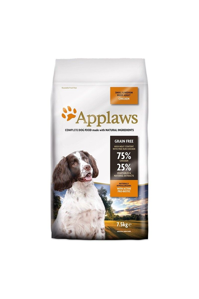 Comida Seca Perro  Applaws Dog Dry Adulto Razas Pequeñas y Medianas Pollo 7,5kg - Applaws