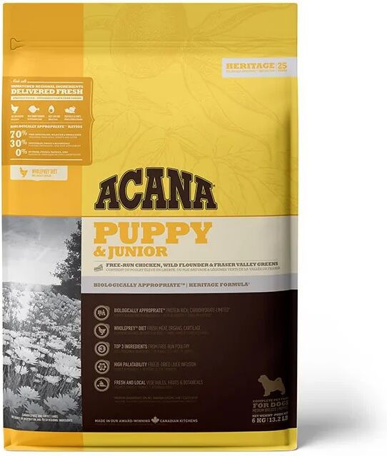 Comida Cachorro Pienso Acana Canine Puppy Heritage 6Kg - ACANA