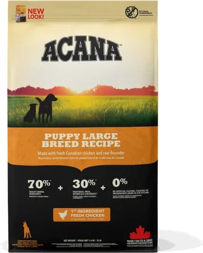 Comida Cachorro Pienso Acana Canine Puppy Heritage Razas Grandes 11,4Kg - ACANA