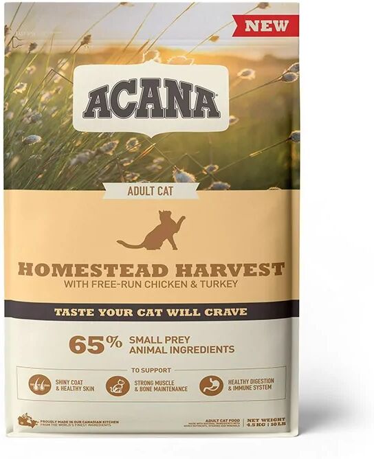 Comida Natural Gato Acana Feline Adult Homestead 4,5Kg - ACANA