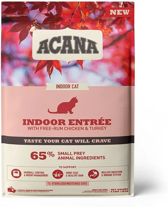 Comida Natural Gato Acana Feline Adult Indoor 4,5Kg - ACANA