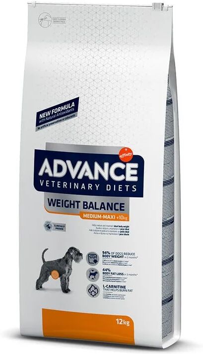 Comida Natural Perro Advance Vet Canine Adult Weight Balance 12Kg - ADVANCE