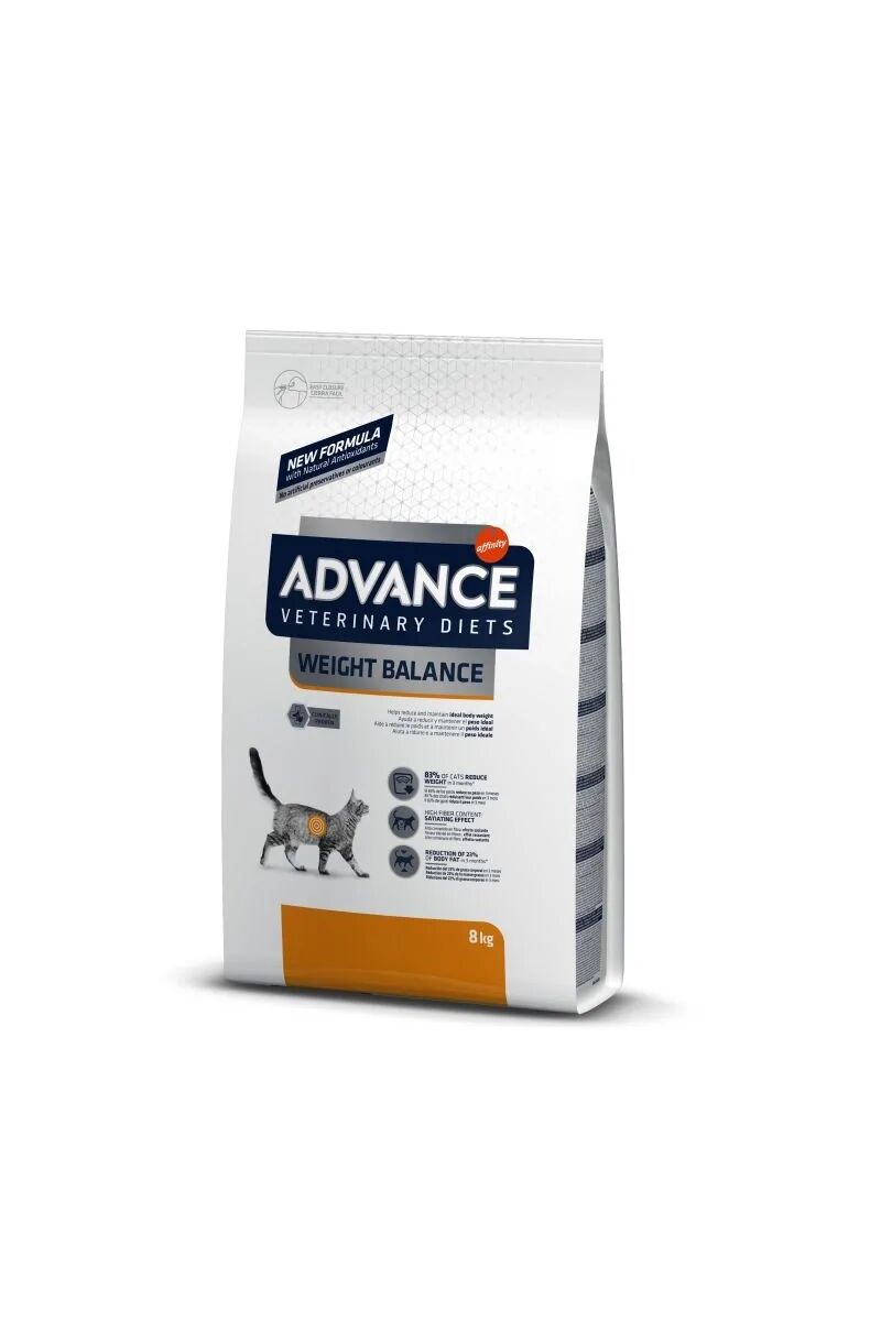 Comida Natural Gato Advance Vet Feline Adult Weight Balance 1,5Kg - ADVANCE